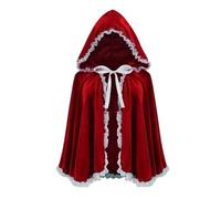 Mantello da Strega, Unisex, Mantello Con Cappuccio, Costume Da Palcoscenico, Retro, Cosplay, Pizzo Halloween Cosplay