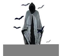 Mantello Da Uomo Per Halloween | Cappa con Cappuccio Spaventosa per Adulti - Cappuccio Per Costume Per Festa Di Halloween, Giochi Di Ruolo, Spettacoli Teatrali