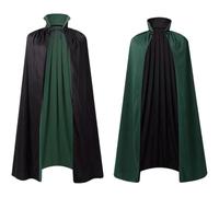 Mantello di Halloween Adulto Vintage Scuro Gothic Robe Cappotto Mantello Con Cappuccio Scialle Mago Sacerdote Abbigliamento Prestazioni Gotico Rinascimento Indumento