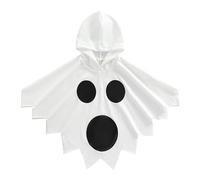 Mantello Fantasma Halloween per Bambini Costume Cosplay con Cappuccio