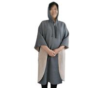Mantello For Sedia A Rotelle Coperta Antivento In Peluche Spessa E Calda Sedia A Rotelle Mantello Sedia A Rotelle Con Cappuccio Mantello Invernale Foderato Con Poncho Adatto Uomini E Donne(Gray,XL)