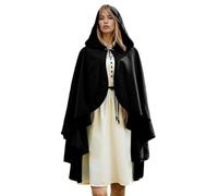 Mantello gotico con cappuccio mantello periodo rinascimentale mantello con cappuccio adulto scialle di velluto medievale abbigliamento vintage performance abbigliamento costume indumento