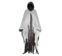 Mantello horror per cosplay, costume di Halloween da uomo con cappuccio, mantello medievale, feste in maschera, spettacoli sul palco, giochi di ruolo gotico