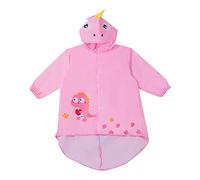 Mantello impermeabile per bambini, per la scuola, per bambini, tuta antipioggia carina con rivestimento per un anno di compleanno, vestito invernale per bambino (rosa, 5-6 anni)