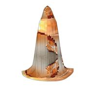 Mantello lungo con cappuccio per adolescenti, strega, vampiro, cosplay, feste, Halloween, Natale, con motivo tramonto sul mare