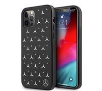 Mantello Mercedes Mehcp12lespbk iPhone 12 Pro Max 6,7" Czarny/Preto Hardcase Pratado Stars Pattern