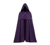 Mantello nero medievale con cappuccio scialle sciarpa rinascimentale vichingo sciarpa con cappuccio sciarpa spettacolo scena cosplay abbigliamento gotico set