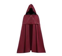 Mantello nero medievale con cappuccio scialle sciarpa rinascimentale vichingo sciarpa con cappuccio sciarpa spettacolo scena cosplay abbigliamento gotico set