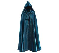 Mantello nero unisex medievale mantello vestaglia cosplay mago veste morte gioco di ruolo abbigliamento prestazioni gotico steampunk accessori costume