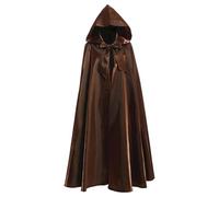 Mantello nero unisex medievale mantello vestaglia cosplay mago veste morte gioco di ruolo abbigliamento prestazioni gotico steampunk accessori costume