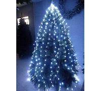 Mantello per alberi di natale a cascata wire led 400 led 12v ip44 luci natale bi