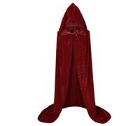 Mantello per bambini Mantello Hollween Mantello Moda Solido Cappotto con Cappuccio Felpe Abbinate Spaventoso Halloween per Bambini, D, L