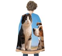 Mantello per cani e gatti, mantello reversibile medievale per Halloween, mantelli da strega per feste cosplay costumi in maschera