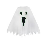 Mantello per costume Halloween Mantello pullover con grafica frontale, Strato morbido e leggero per la fase cosplay Dress-up Mantello per costume con cappuccio Mantello pullover Stampa frontale Up