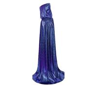 Mantello per costumi da di Halloween, mantello unisex con cappuccio a