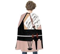 Mantello per donne uomini pianoforte violino note musicali mantello reversibile mantello costume di Halloween mantello adulto per cosplay festa