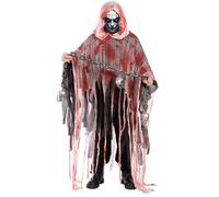 Mantello per Halloween con cappuccio, mantello da vampiro da 180 cm, design medievale rinascimentale con stile con cappuccio per un look autentico, abbigliamento per travestimenti, cosplay, drammi