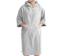 Mantello Poncho con Cappuccio,Asciugamano Poncho in Microfibra | Mantello Poncho con Cappuccio Assorbente Acqua,Poncho di Asciugamano Unisex con Grande Tasca, Asciugamano per Pannolino spesso per Surf