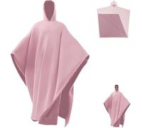 Mantello ponderato con cappuccio unisex, coperta oversize con cappuccio, stile arcano, per uomini e donne, comoda coperta indossabile, poncho regalo, rosa, Taglia unica