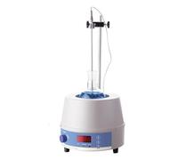 Mantello riscaldante da laboratorio con agitatore magnetico, display digitale, temperatura e velocità regolabili, per esperimenti chimici