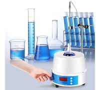Mantello riscaldante digitale con agitatore magnetico, riscaldatore termostatico da laboratorio per riscaldamento e miscelazione efficienti di liquidi (100 ml)