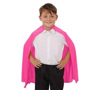 Mantello rosa da supereroe per bambini, vivace accessorio per travestimento, mantello da eroe e super cattivo per la Giornata mondiale del libro, la settimana del libro scolastico e le feste di