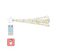 Mantello Stella Cometa 800 LED 3m Bianco Caldo IP44 - Nataluna