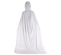 Mantello unisex in velluto tinta unita per adulti, strega mago, principe mantello da uomo, costume da Halloween per giochi di ruolo, abbigliamento per festival, cosplay, abbigliamento a tema medievale