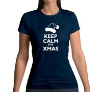 Mantenere Calm It's Natale - T-Shirt - Natale Babbo Natale Segreto Divertenti