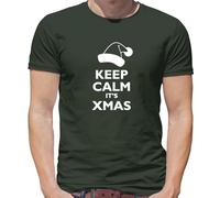 Mantenere Calm It's Natale - T-Shirt - Natale Babbo Natale Segreto Funny