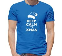Mantenere Calm It's Natale - T-Shirt - Natale Babbo Natale Segreto Funny