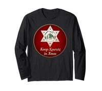 Mantenere Cristo nel Natale Maglia a Manica