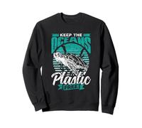 Mantenere Gli Oceani Liberi dalla Plastica Gratuito Oceano Felpa