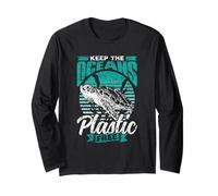 Mantenere Gli Oceani Liberi dalla Plastica Gratuito Oceano Maglia a Manica