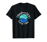 Mantenere Il Nostro Mare Ecologia Ambiente Senza Plastica Oceano-Biologia Maglietta