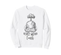 Mantenere Il Nostro Pianeta Pulito Rispettare la Madre Terra Felpa