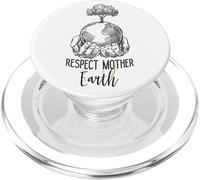 Mantenere il nostro pianeta pulito Rispettare la madre terra PopSockets PopGrip per MagSafe