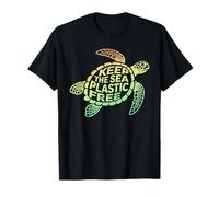 Mantenere la conservazione dell'Oceano della Tartaruga Libera di plastica del Mare Maglietta