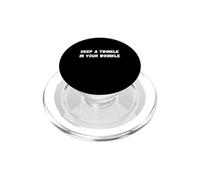 Mantenere Un Twinkle In Your Rughe Divertente Vecchio Persona Detto PopSockets PopGrip per MagSafe