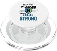 Mantenete La Vostra Password Lunga E Il Caffè Forte Amante PopSockets PopGrip per MagSafe