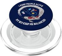 Mantengo le persone in vita My Koi Keep Me Balanced Funny Doctor PopSockets PopGrip per MagSafe