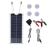 Mantenitore batteria solare, caricatore solare batteria auto - manutenzione batteria lenta 100 W - caricatore lento del pannello solare, uscita, auto 12 V-24 V, marino, , auto, moto