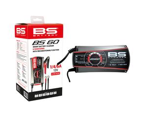 MANTENITORE CARICA BATTERIA MOTO BS BATTERY PIOMBO GEL AGM CALCIO UNIVERSAL BS60