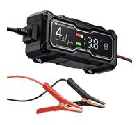 Mantenitore caricabatteria per auto intelligente, Mantenitore caricabatteria automatico - moto con display LED - Mantenitore Automatico Di Mantenimento, Caricatore Galleggiante E Desolfatore Per Moto,