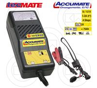 Caricabatterie moto/scooter mantenitore 6v/12v 1.2a batterie piombo-acido/std/ge