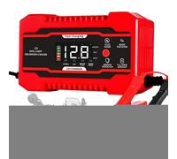 Mantenitore di Batteria 12 Volt - Caricabatterie Automatico Intelligente 12V 6A - Attrezzatura per Manutenzione e Riparazione Veicoli per Auto Moto SUV Camion Furgoni