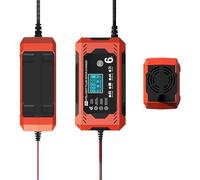 Mantenitore di batterie per auto 12 V, caricatore automatico profondo, adattatore portatile multifunzione con monitor digitale, accessorio elettrico affidabile, costruzione robusta con D