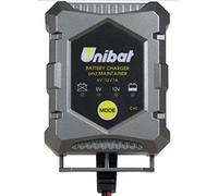 MANTENITORE DI CARICA BATTERIE 6V/12V AUTOMATICO UNIBAT 1 AMP AUTO MOTO