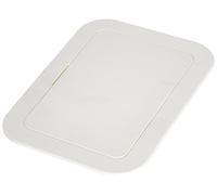 Manthorpe GL50 Pannello di accesso per sportello di ispezione, bianco, 100 mm x 150 mm, scatole per fusibili, interruttori, comandi, rubinetti di arresto, valvole, 10 x 15cm