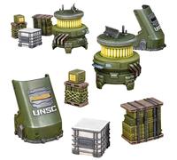 Halo: Flashpoint: Unsc Scenery Set ACC NUOVO